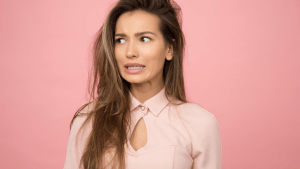 Woman worried